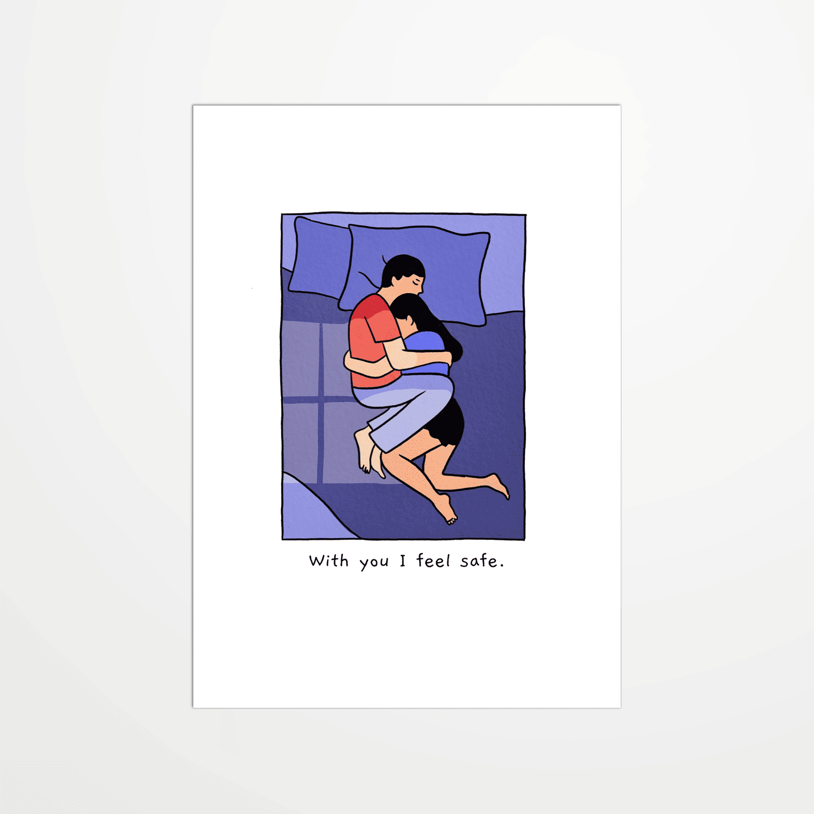 Carte postale - Lorraine Sorlet - With you I feel safe