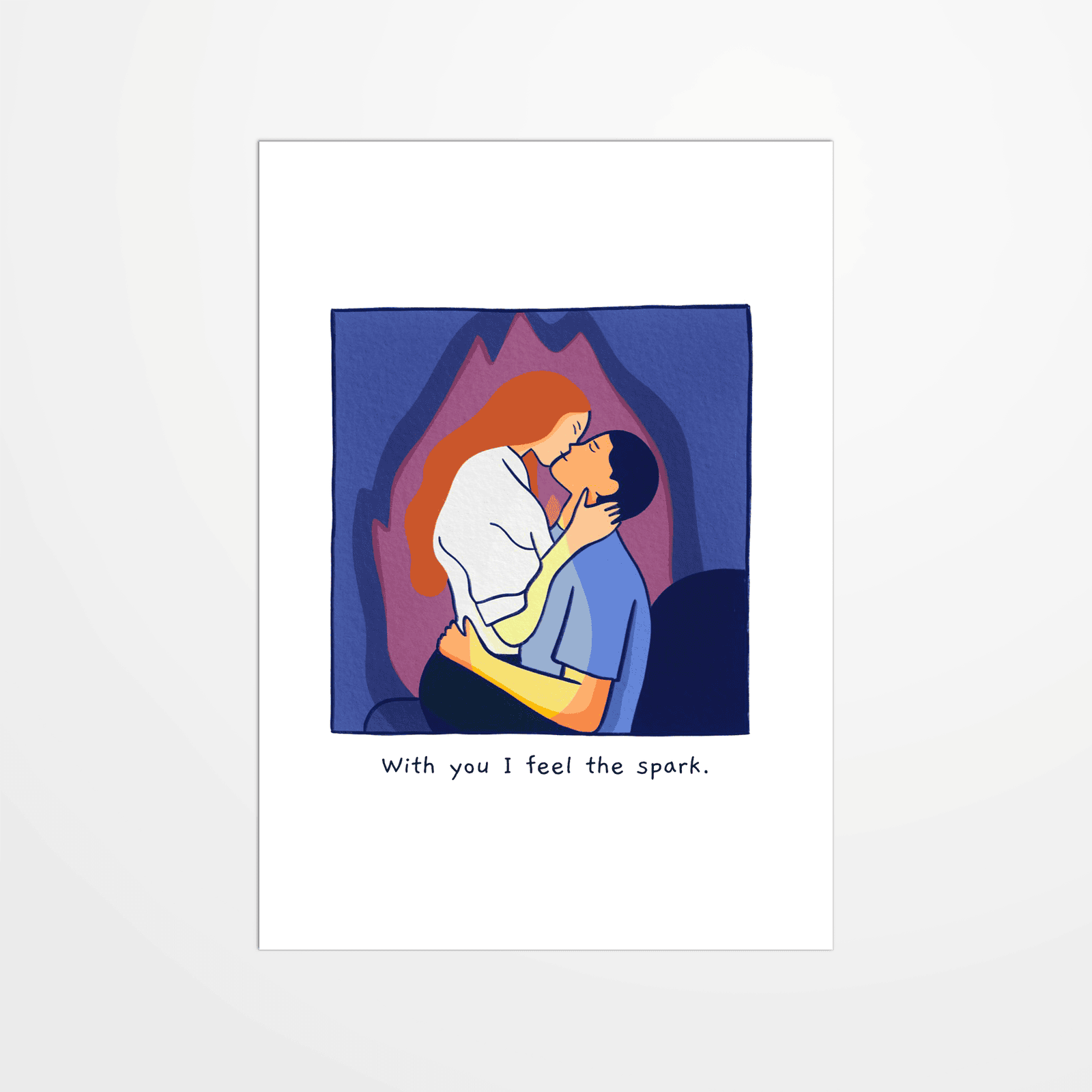 Carte postale - Lorraine Sorlet - With you I feel the spark
