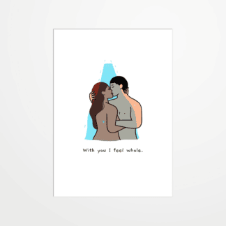 Carte postale - Lorraine Sorlet - With you I feel whole